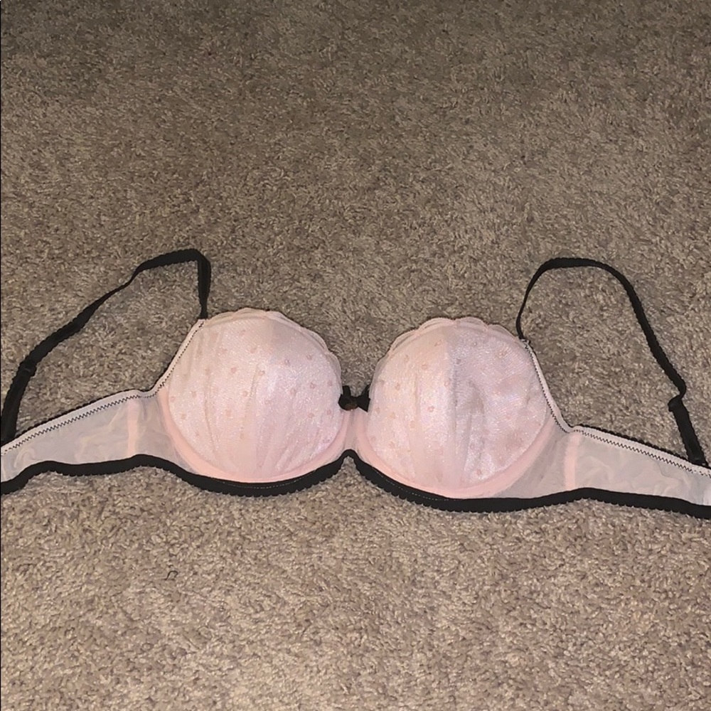 Boux Avenue Pink and Black Bra